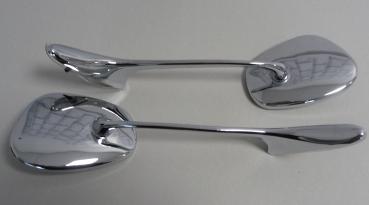 Preview: Paar Schwanenhalsspiegel Käfer bis 7/66 " Albert-Style "