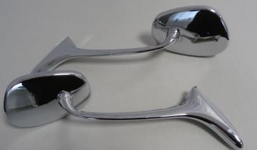 Preview: Paar Schwanenhalsspiegel Käfer bis 7/66 " Albert-Style "