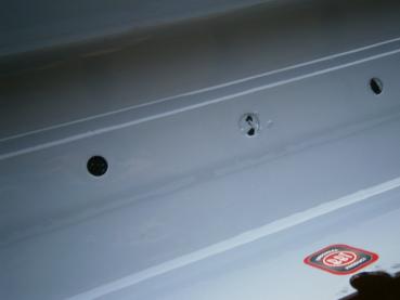 Preview: Stoßstange hinten ab 8/74 , guter Chrom