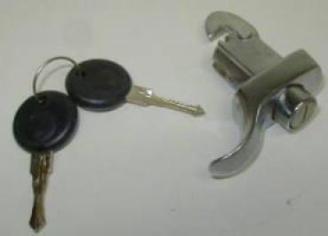 Schloss für Motorklappe abschließbar verchromt 8/66 - 7/71