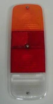 Rückleuchtenglas 8/72 - 7/79,  gelb -rot - weiß