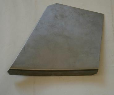 Blech hinter Chassisauflage bis 7/57 rechts