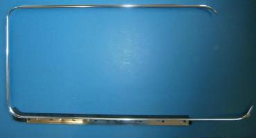 Türzierrahmen chrom mit Dichtung rechts T2