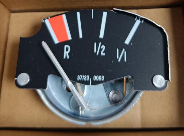 Tankanzeige T2B schwarz, 8/75-7/79