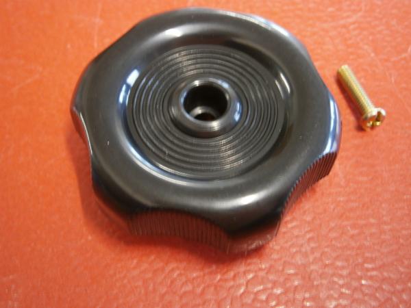 Drehknopf für Westfalia Lamellenfenster schwarz