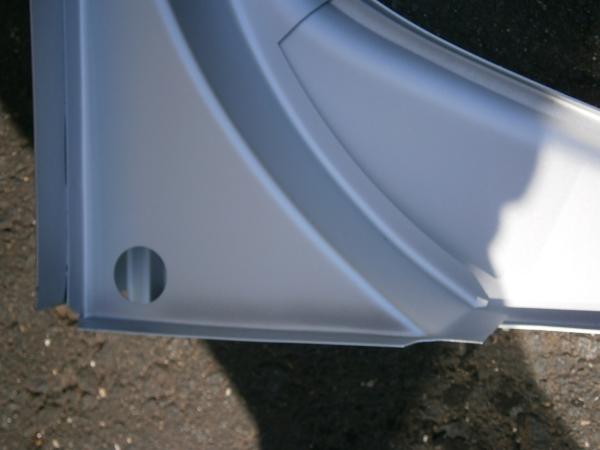 Kniestück links komplett 8/72-7/79 Topqualität 1,2 mm