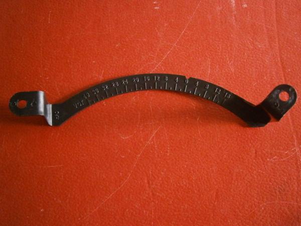 Skala für Zündeinstellung Typ 4 Motor