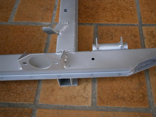 Querträger vorn mit Aufnahme für Hauptbremszylinder und Pedalerie T1 55-67