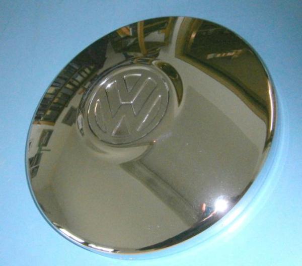 Flache Radkappe verchromt original VW Qualität