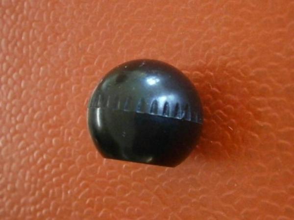 Knopf für Heizungshebel ab 8/64 schwarz