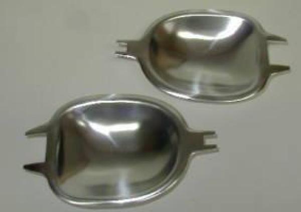 Satz Türgriffschalen Chrom ab 8/71