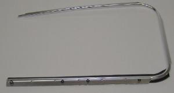 Fensterzierrahmen Chrom links mit Dichtung 10/52-7/64