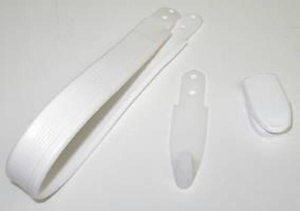 Halteschlaufe mit Haken und Abdeckung weiß ab 8/67