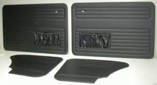 Satz Türverkleidungen,4 teilig,schwarz Limousine ab 8/67