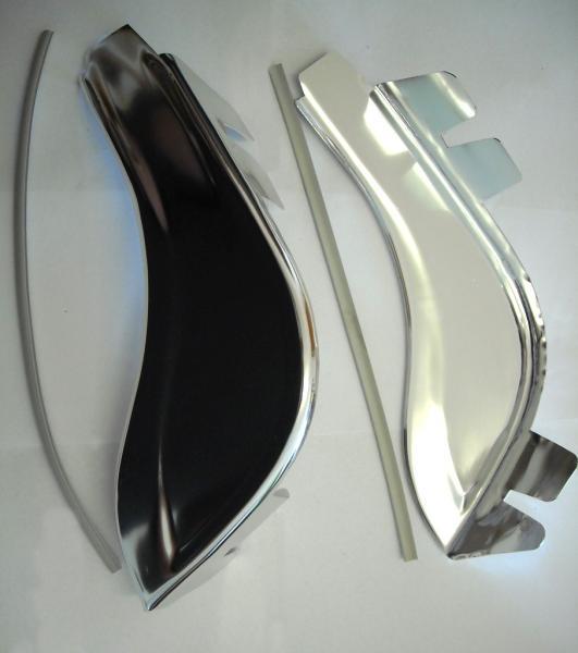 Satz Steinschlagecken chrom vorne 1200-1500