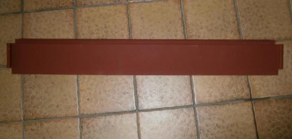 Aussenblech für Abschlußträger hinten 8/71 - 7/79