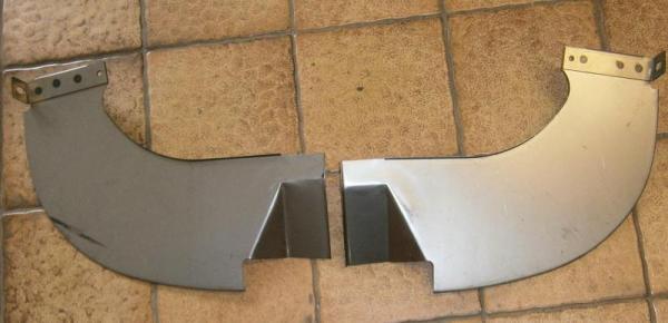 Paar Verstärkungsbleche für Stoßstange 59-67