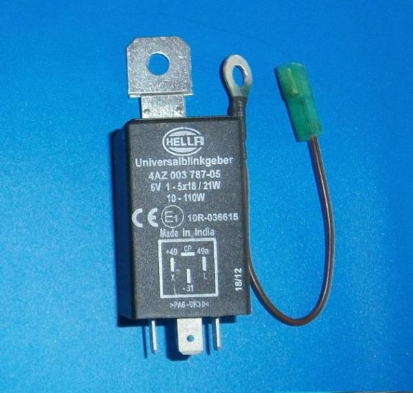 Blink-Warnlichtrelais 6V 4x21W  elektronisch Hella