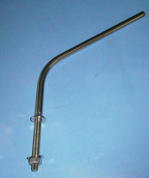 Spiegelarm links T1 3/55-7/67 , Edelstahl, Übermaß 8,5mm
